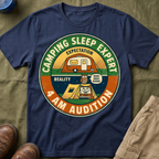 Camping Sleep Expert — 4 AM Audition T-Shirt