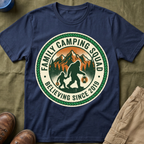 Family Camping Squad — Believing Since 2019 With Bigfoot T-Shirt