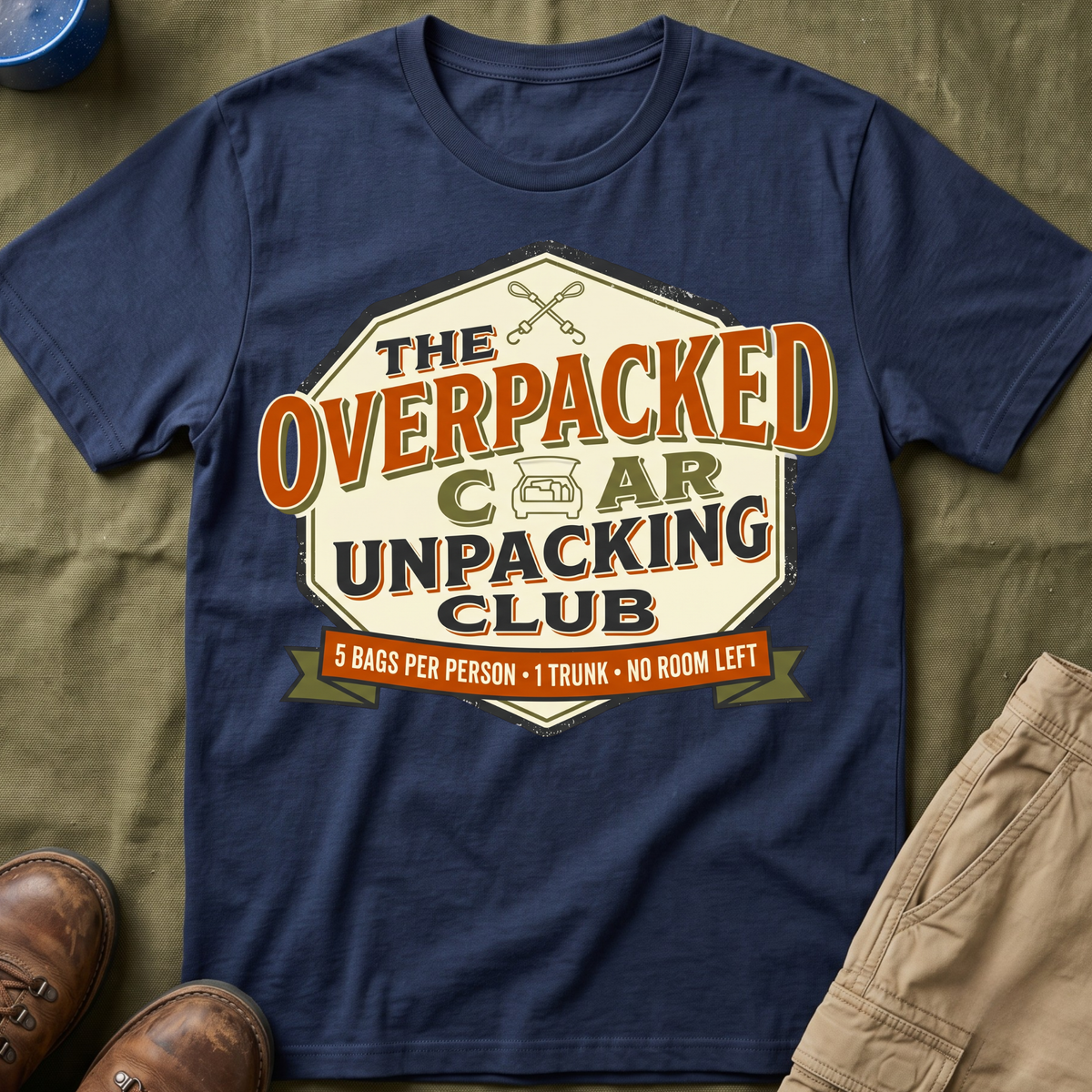 The Overpacked Car Unpacking Club T-Shirt