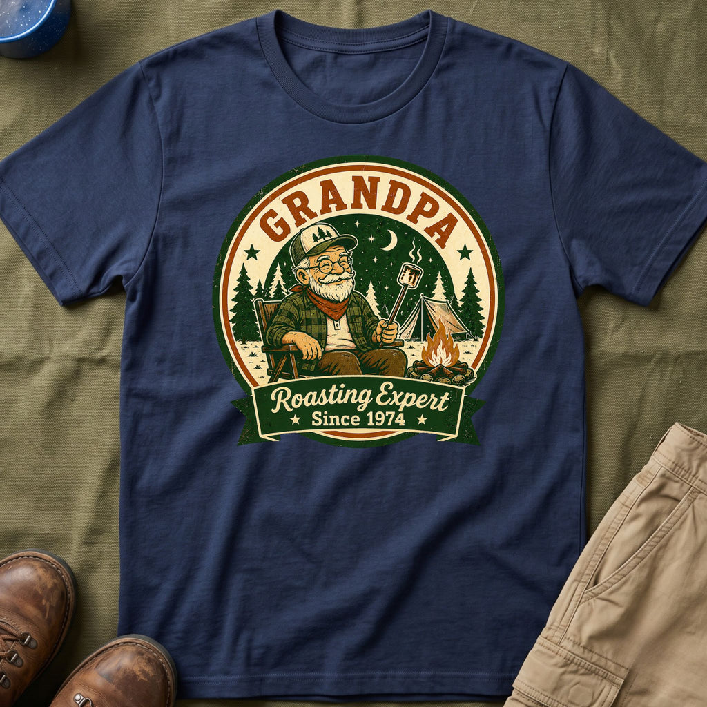 Grandpa — Roasting Expert Since 1974 Matching T-Shirt