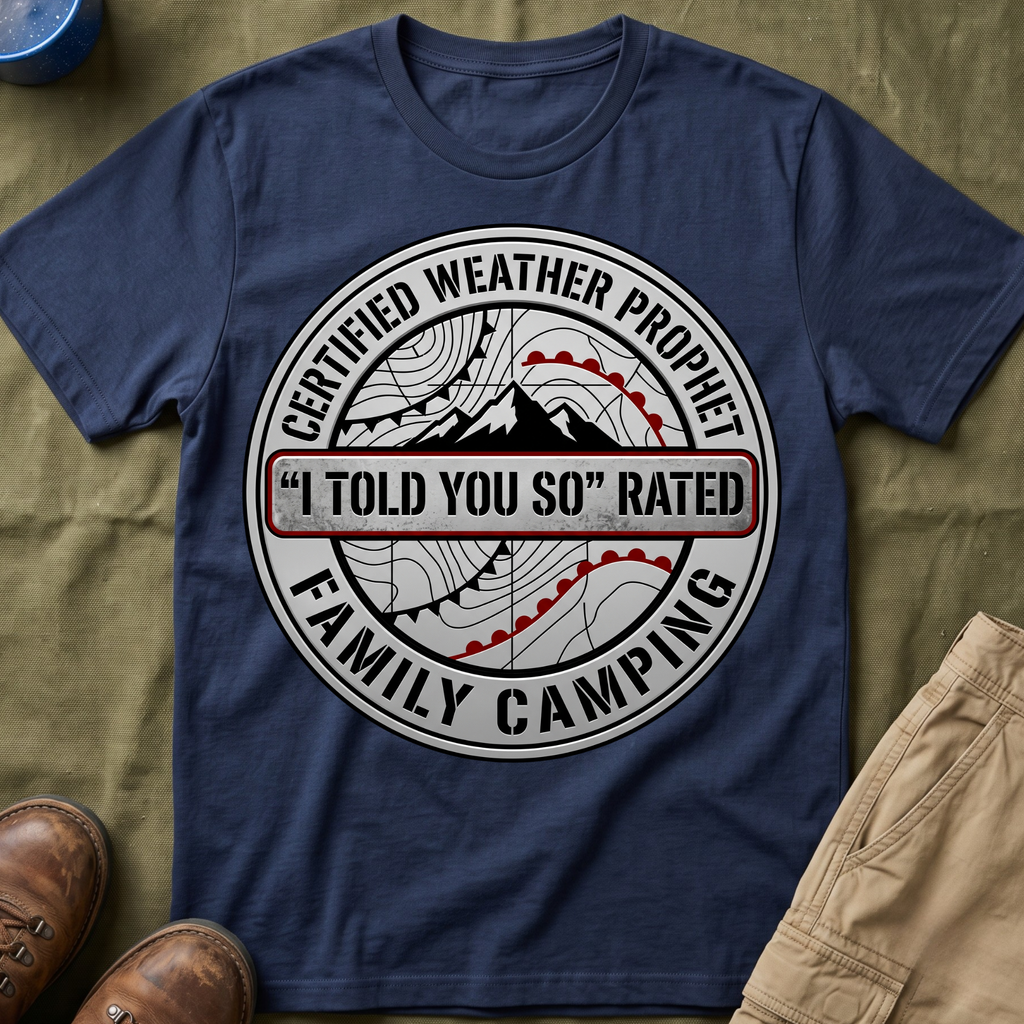Certified Weather Prophet — "I Told You So" Rated T-Shirt