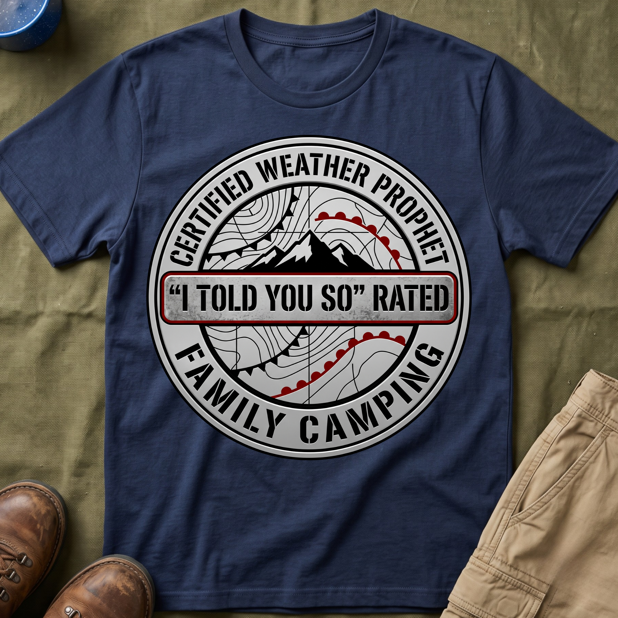 Certified Weather Prophet — "I Told You So" Rated T-Shirt