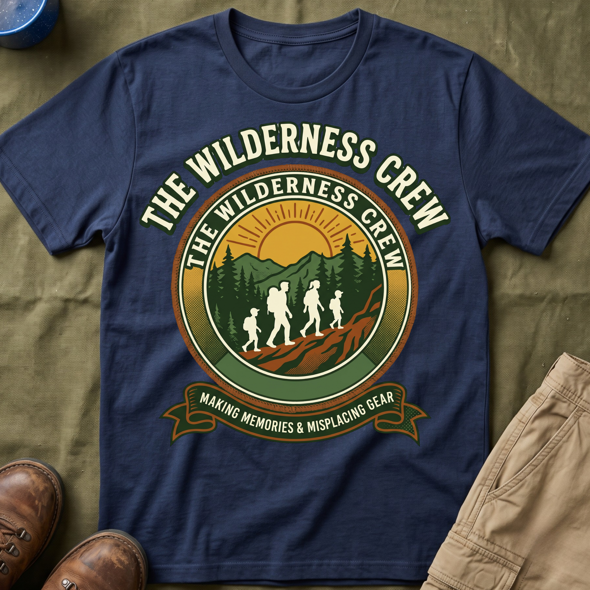 The Wilderness Crew — Making Memories & Misplacing Gear T-Shirt