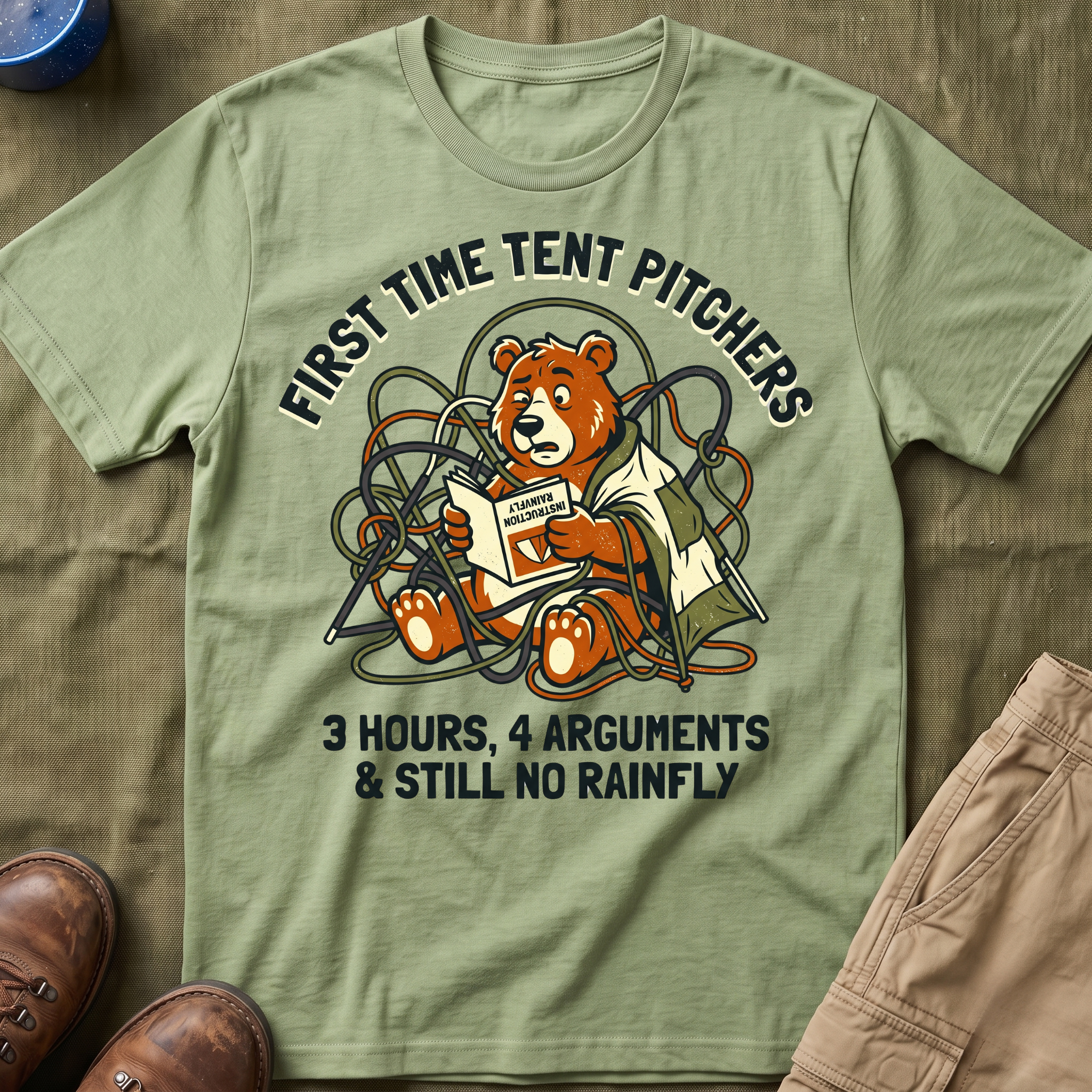 First Time Tent Pitchers T-Shirt