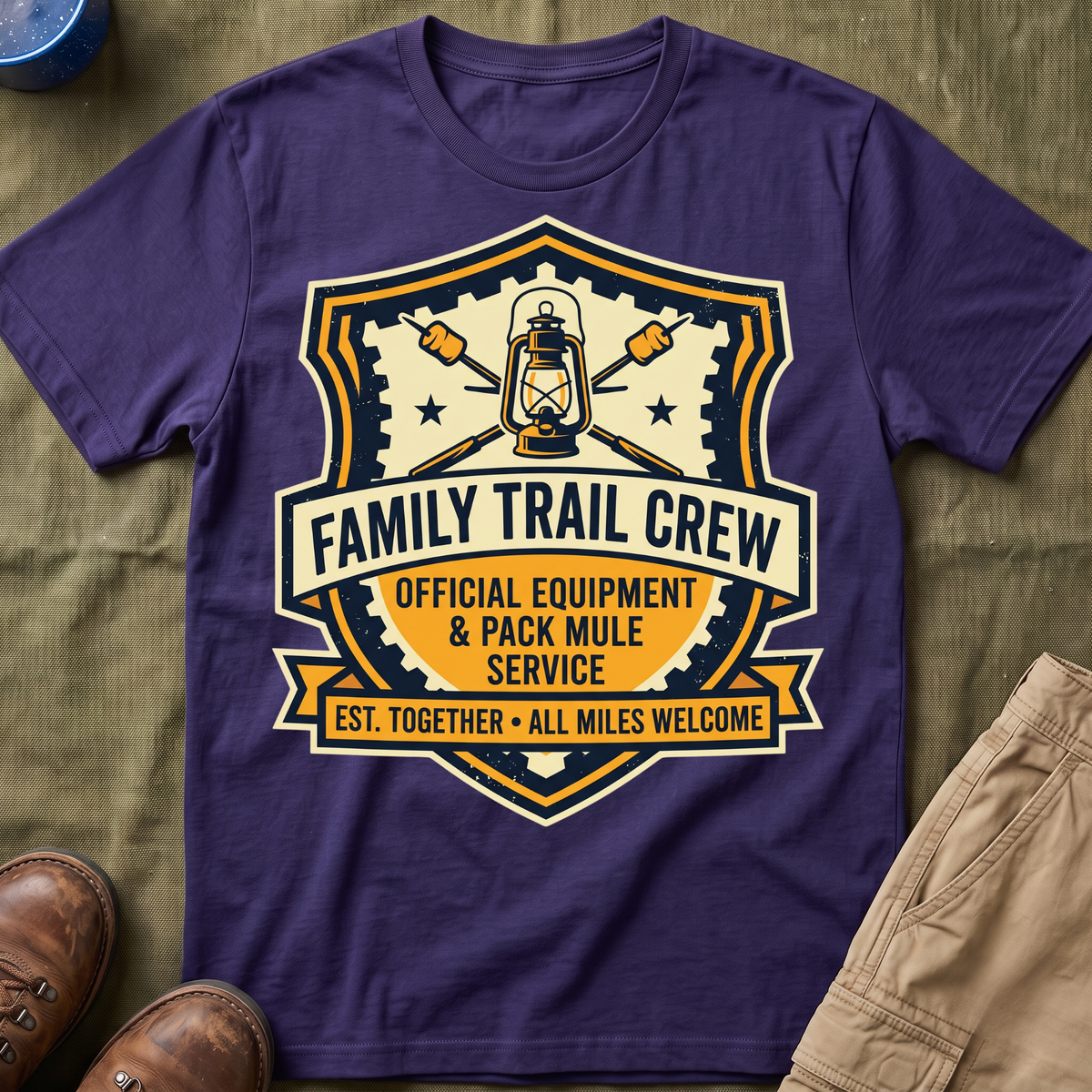 Family Trail Crew — All Miles Welcome T-Shirt