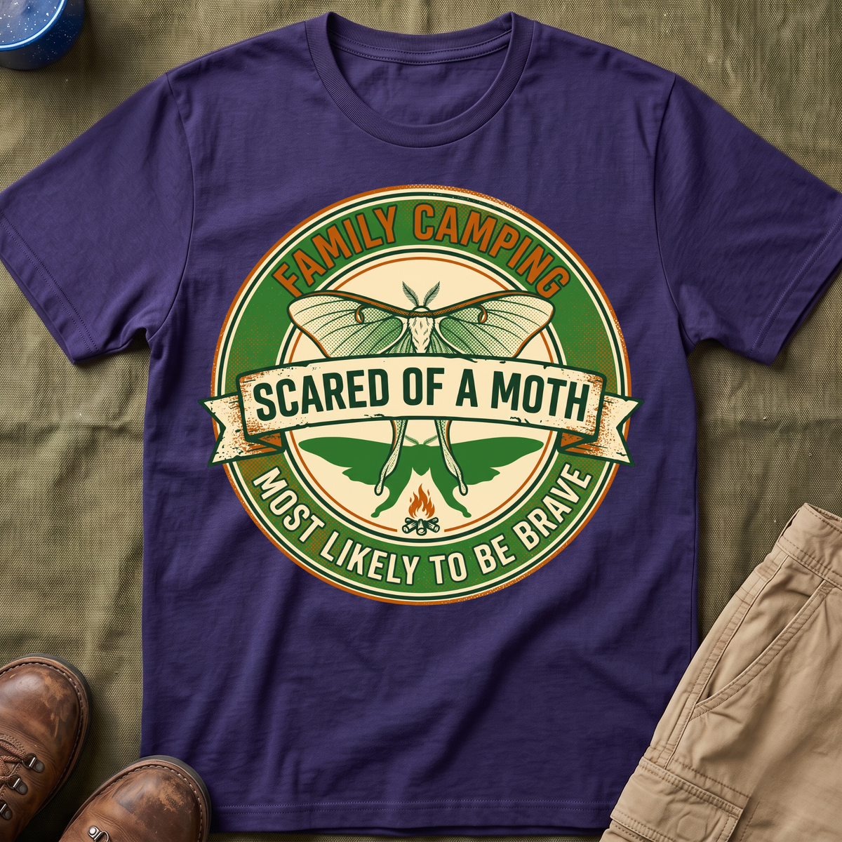 Most Likely To Be Brave — Scared of a Moth 1 T-Shirt