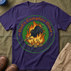 Dad's Campfire Diner — Now Serving Charcoal T-Shirt