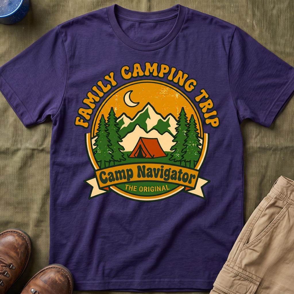 Family Camping Trip — Camp Navigator Matching T-Shirt