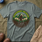 Achievement Unlocked — Camping Champion With Bigfoot 8-Bit T-Shirt