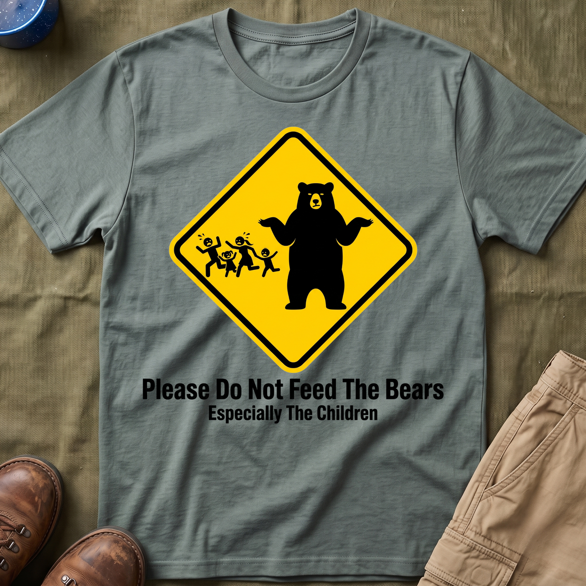 Please Do Not Feed The Bears — Especially The Children T-Shirt