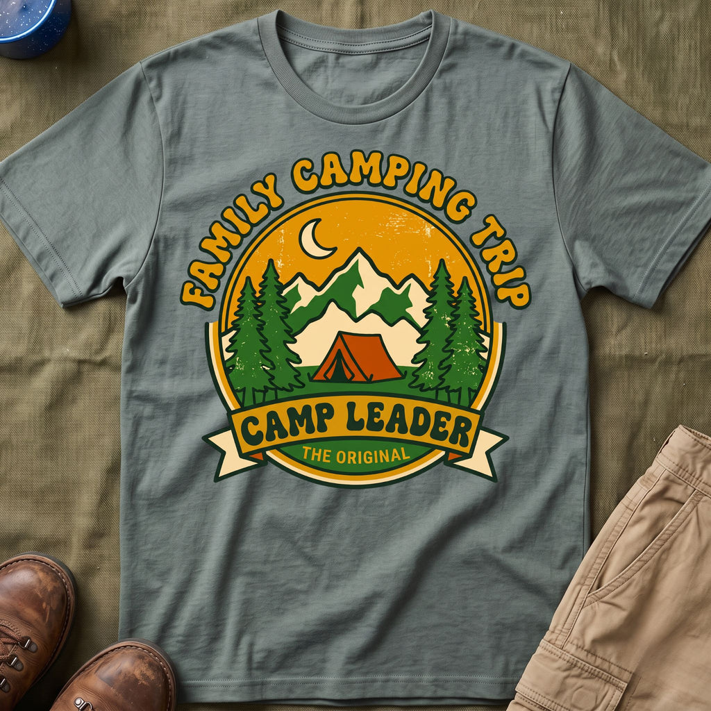 Family Camping Trip — Camp Leader Matching T-Shirt