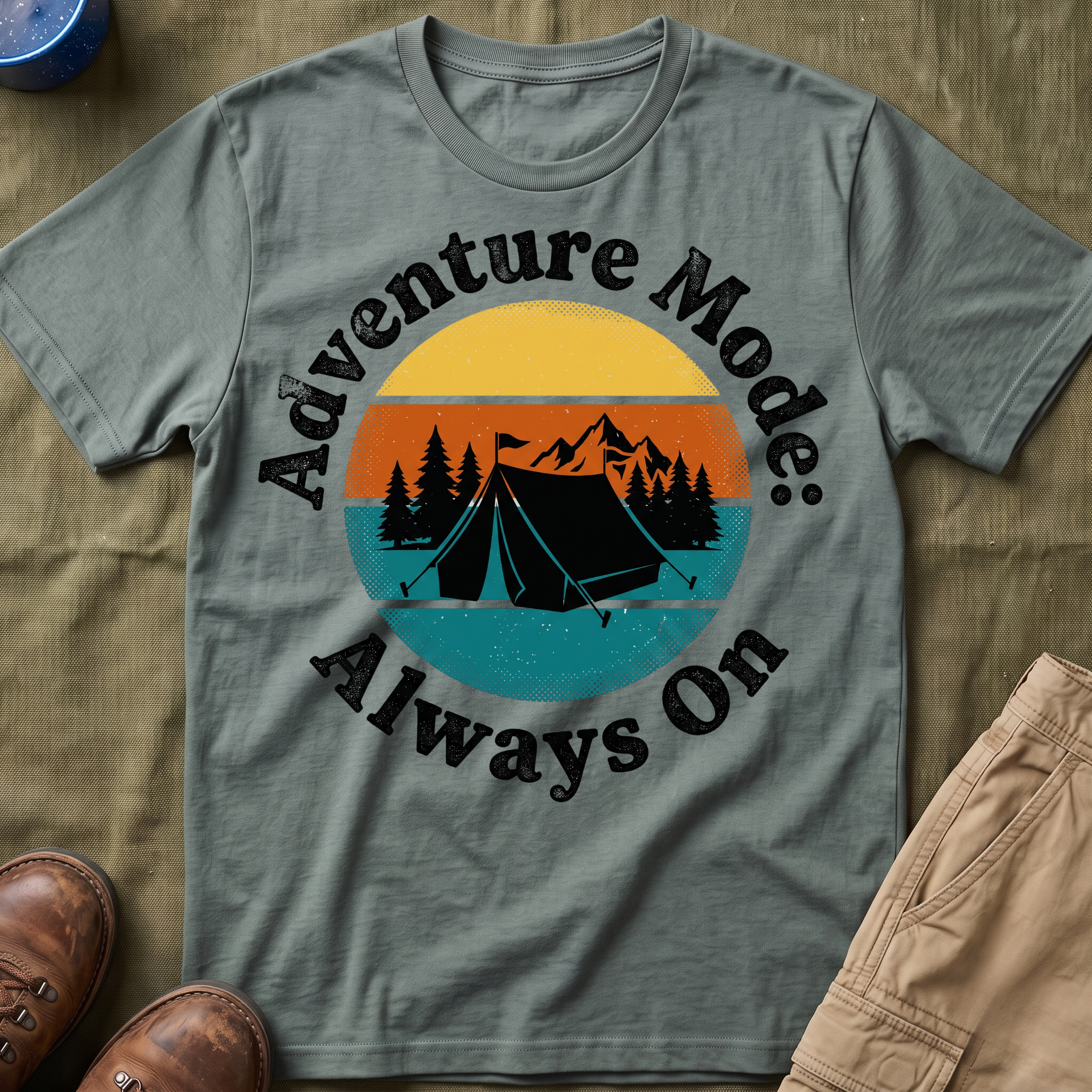 Adventure Mode — Always On Vintage T-Shirt