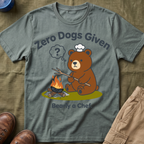 Zero Dogs Given — Bearly a Chef T-Shirt