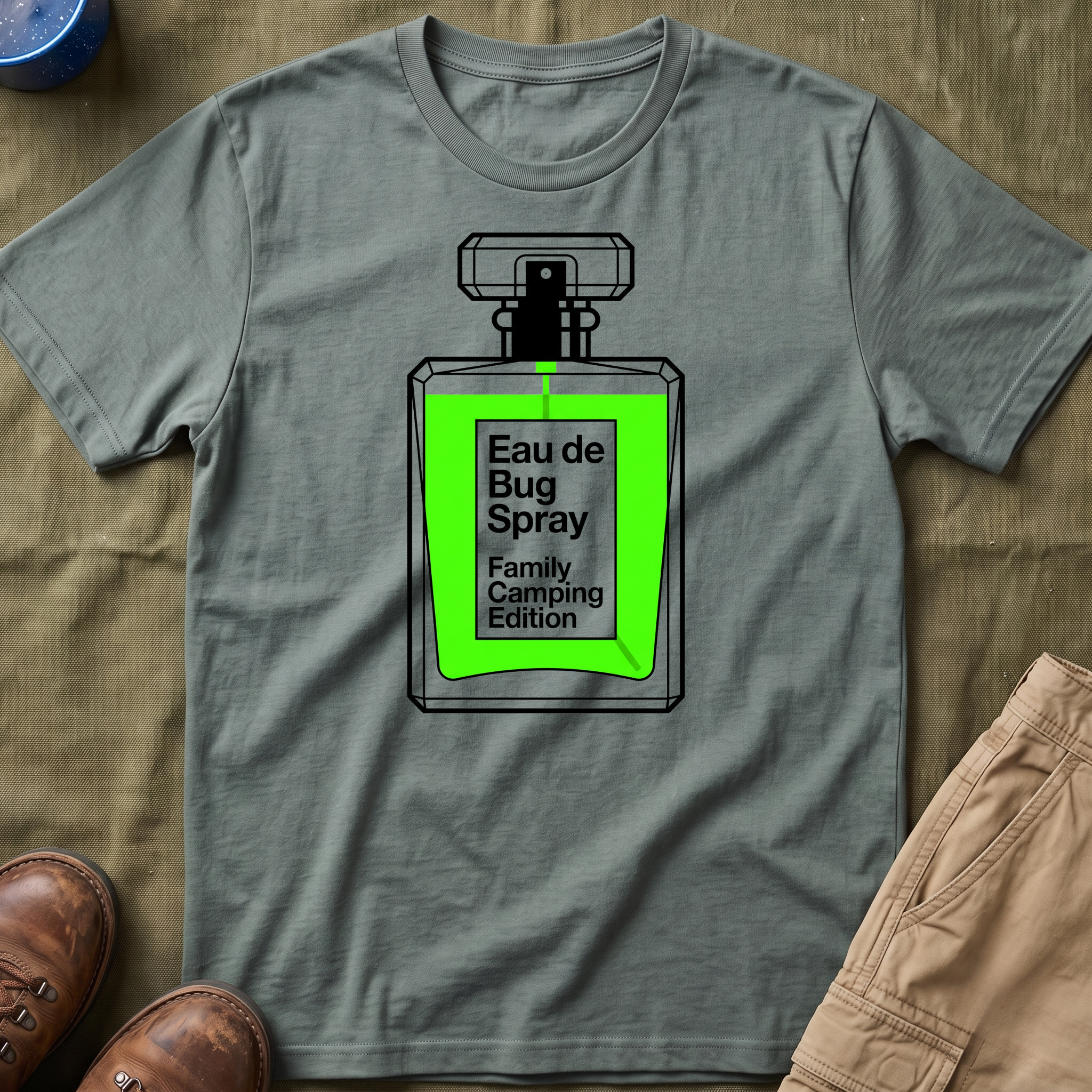 Eau de Bug Spray — Family Camping Edition T-Shirt
