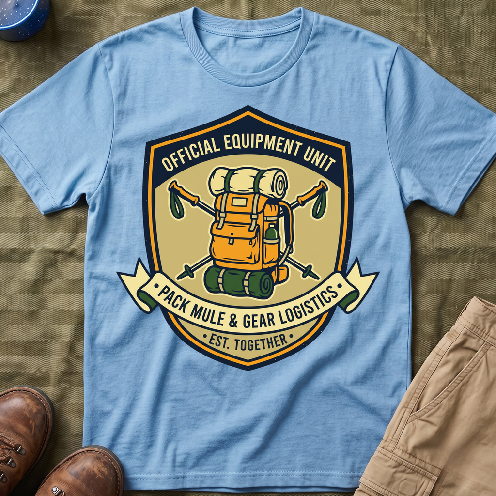Official Equipment Unit —  Pack Mule & Gear Logistics T-Shirt