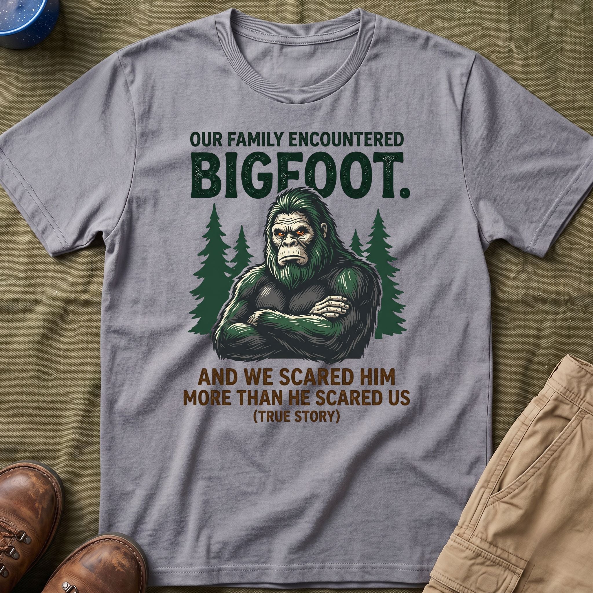 Our Family Encountered Bigfoot — And We Scared Him T-Shirt