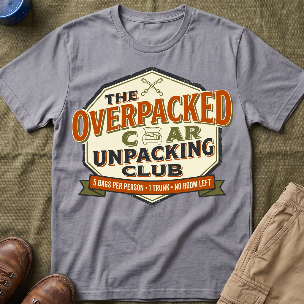 The Overpacked Car Unpacking Club T-Shirt