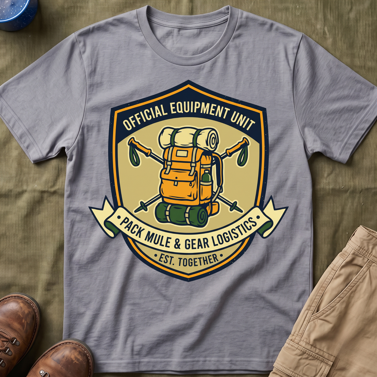 Official Equipment Unit —  Pack Mule & Gear Logistics T-Shirt