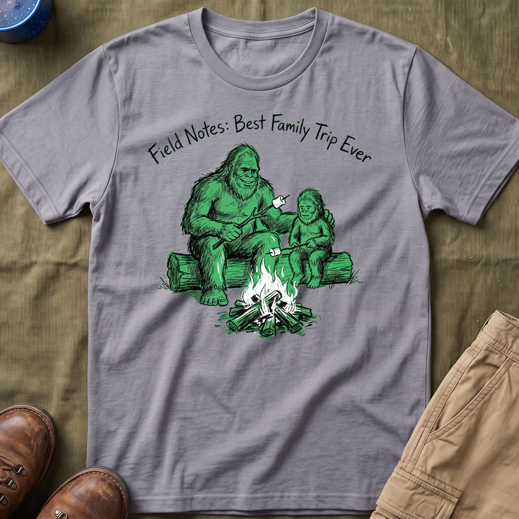 Field Notes — Best Family Trip Ever With Bigfoot T-Shirt