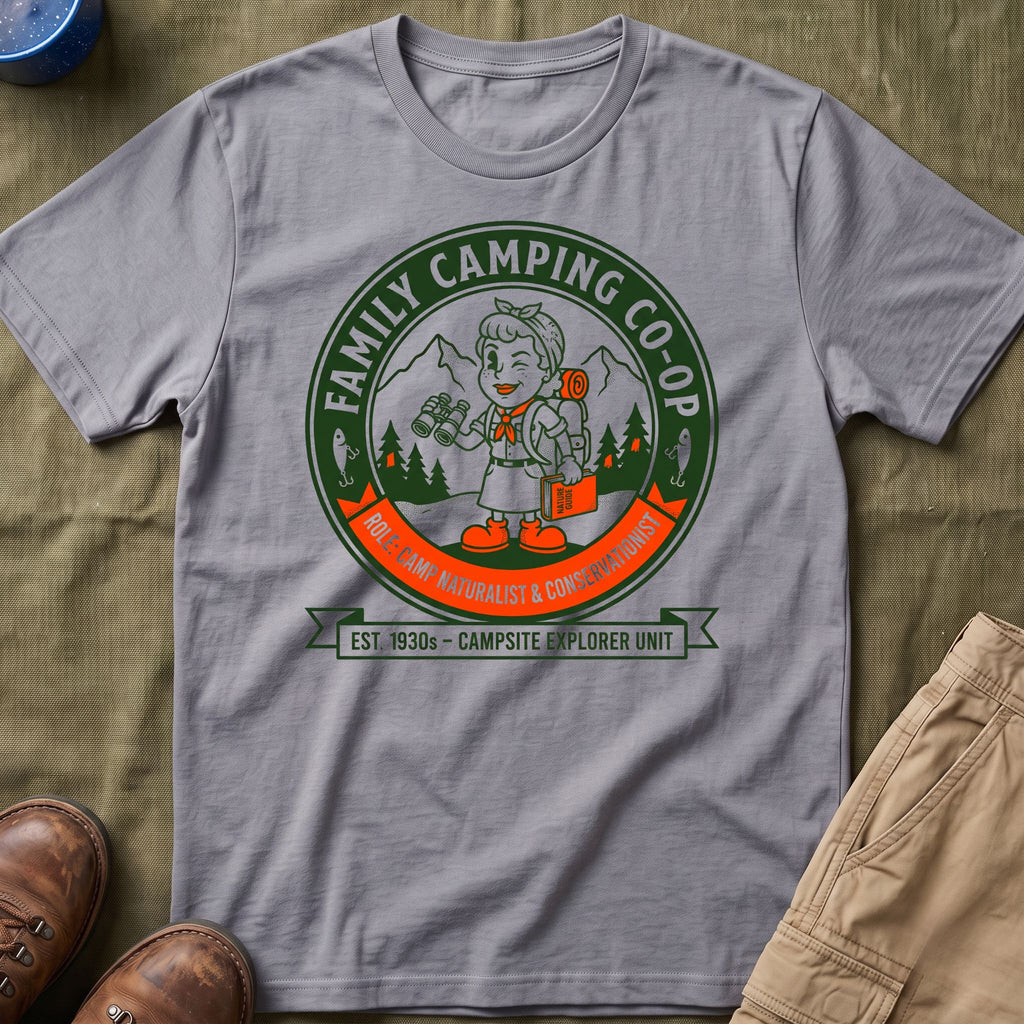 Family Camping Coop —  Camp Naturalist & Conservationist Matching T-Shirt