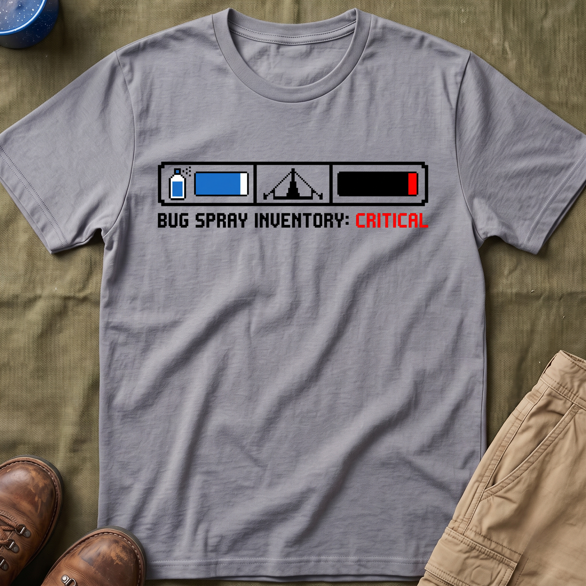 Bug Spray Inventory — Critical T-Shirt