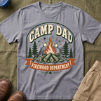 Camp Dad — Firewood Department Retro T-Shirt