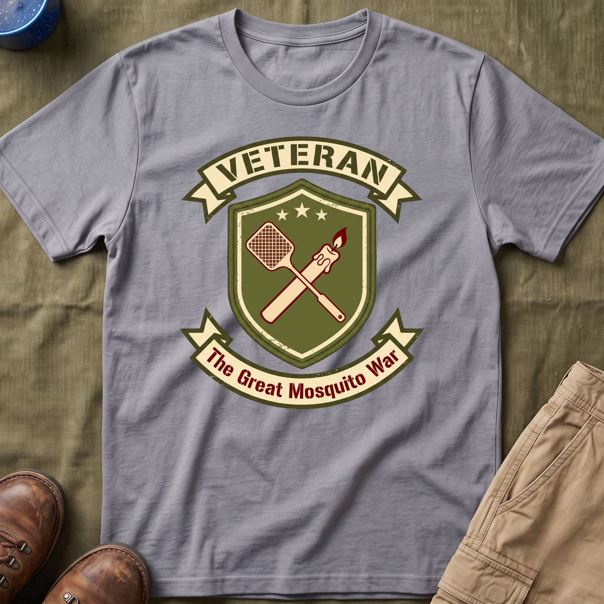 Veteran — The Great Mosquito War T-Shirt