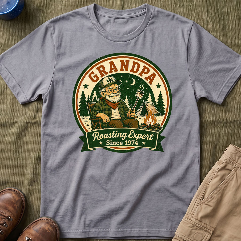 Grandpa — Roasting Expert Since 1974 Matching T-Shirt