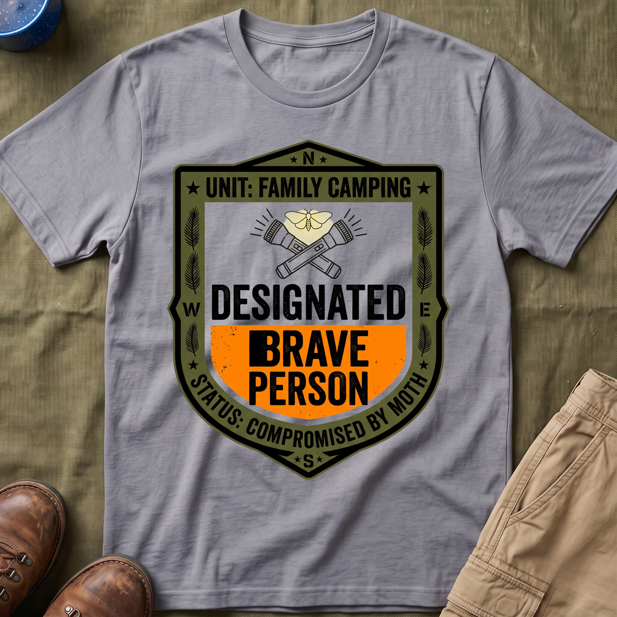 Designated Brave Person — Compromised By a Moth T-Shirt