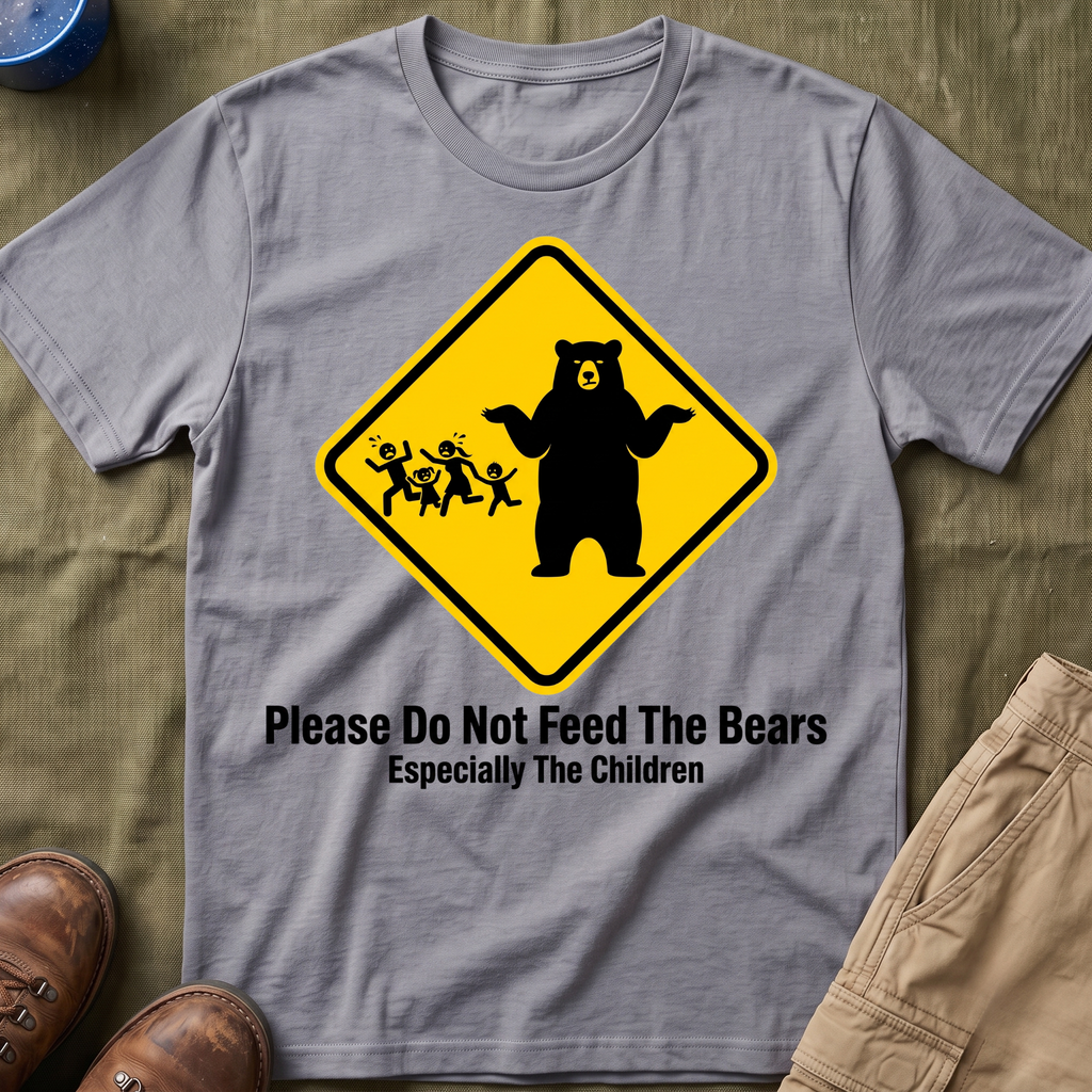 Please Do Not Feed The Bears — Especially The Children T-Shirt