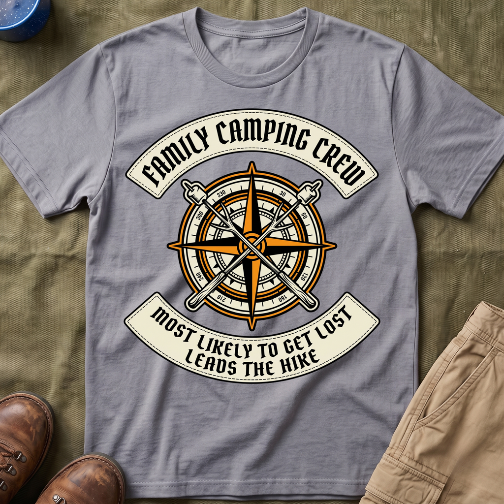 Most Likely To Get Lost Leads The Hike — Retro T-Shirt