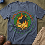 Dad's Campfire Diner — Now Serving Charcoal T-Shirt