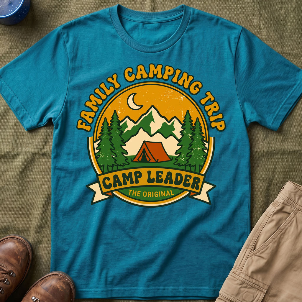 Family Camping Trip — Camp Leader Matching T-Shirt