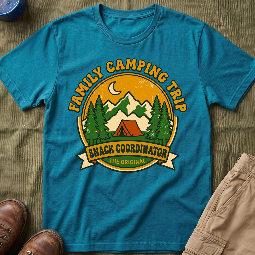 Family Camping Trip — Snack Coordinator Matching T-Shirt