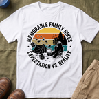 Memorable Family Hikes —  Expectation VS Reality With The Bear T-Shirt