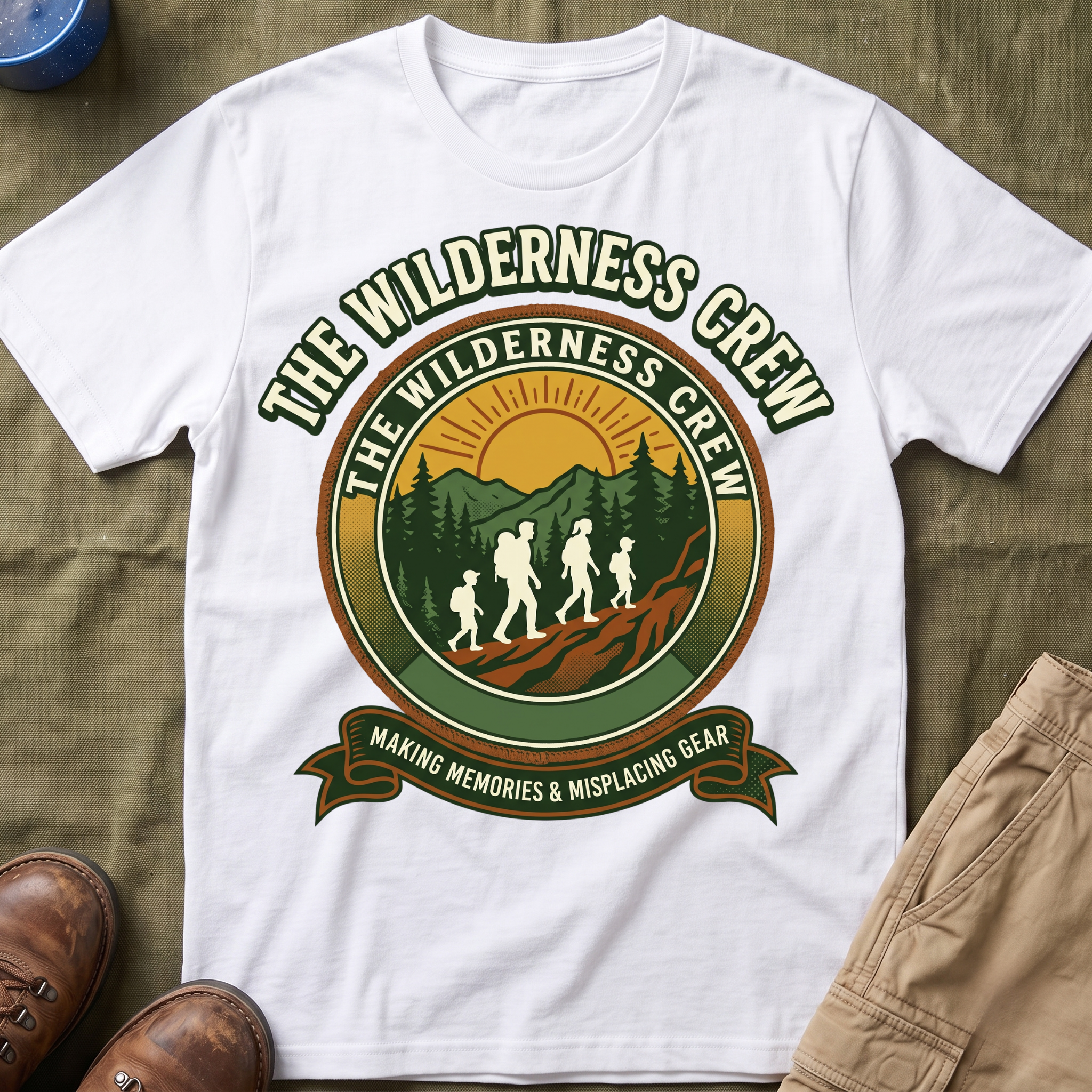 The Wilderness Crew — Making Memories & Misplacing Gear T-Shirt