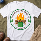 Adventure Mode — Always On (Caffeine Required) T-Shirt