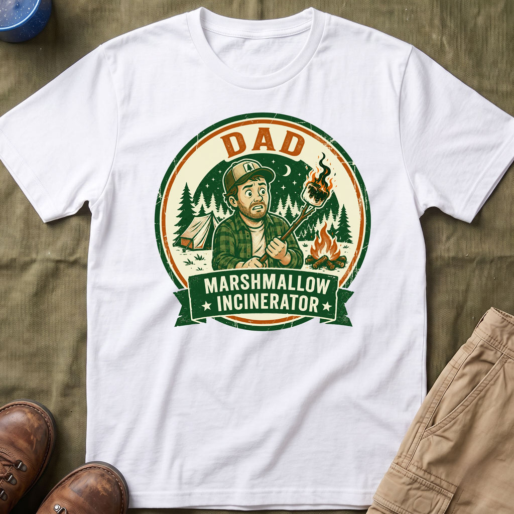 Dad — Marshmallow Incinerator Matching T-Shirt