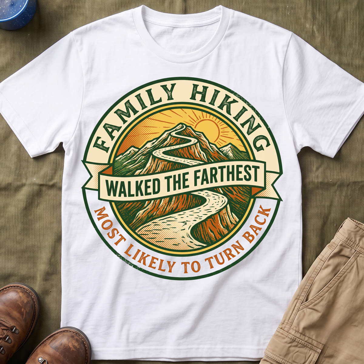 Most Likely To Turn Back Walked The Farthest — Vintage T-Shirt