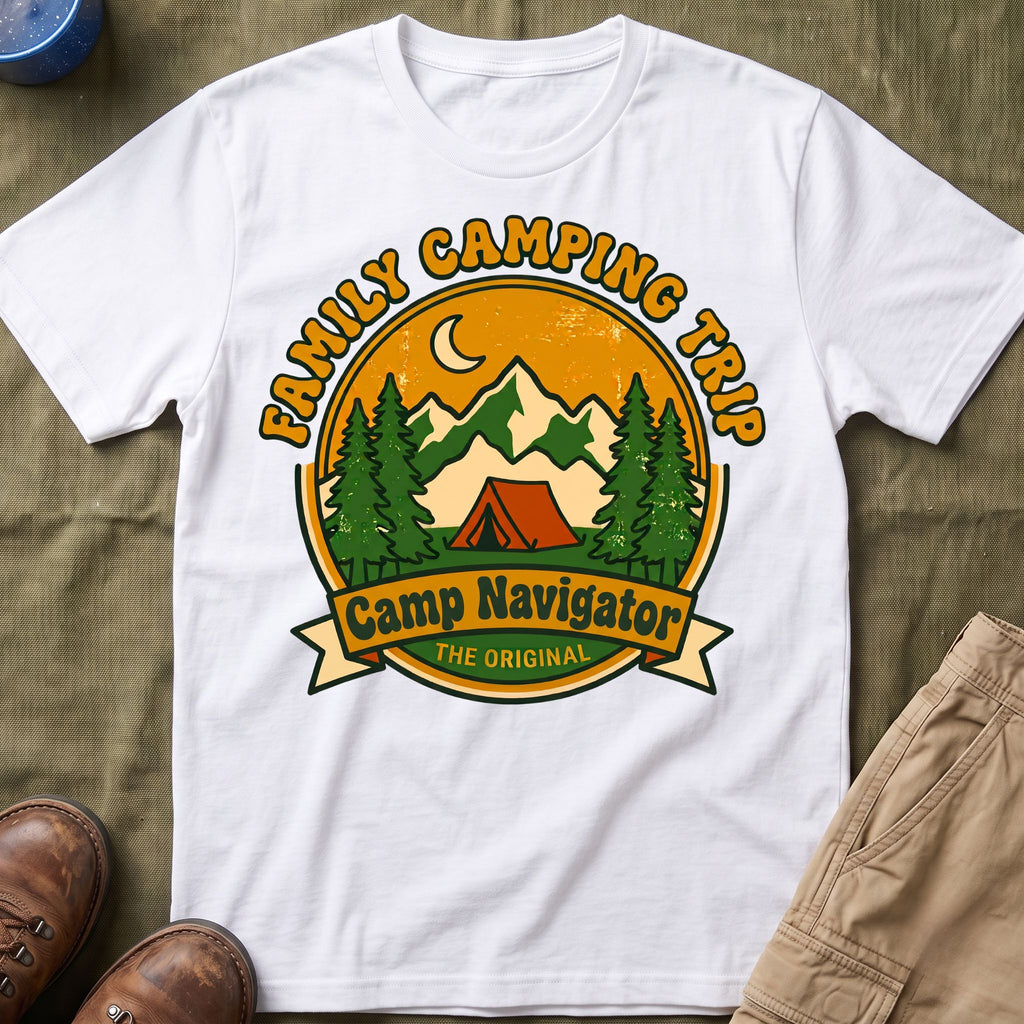 Family Camping Trip — Camp Navigator Matching T-Shirt