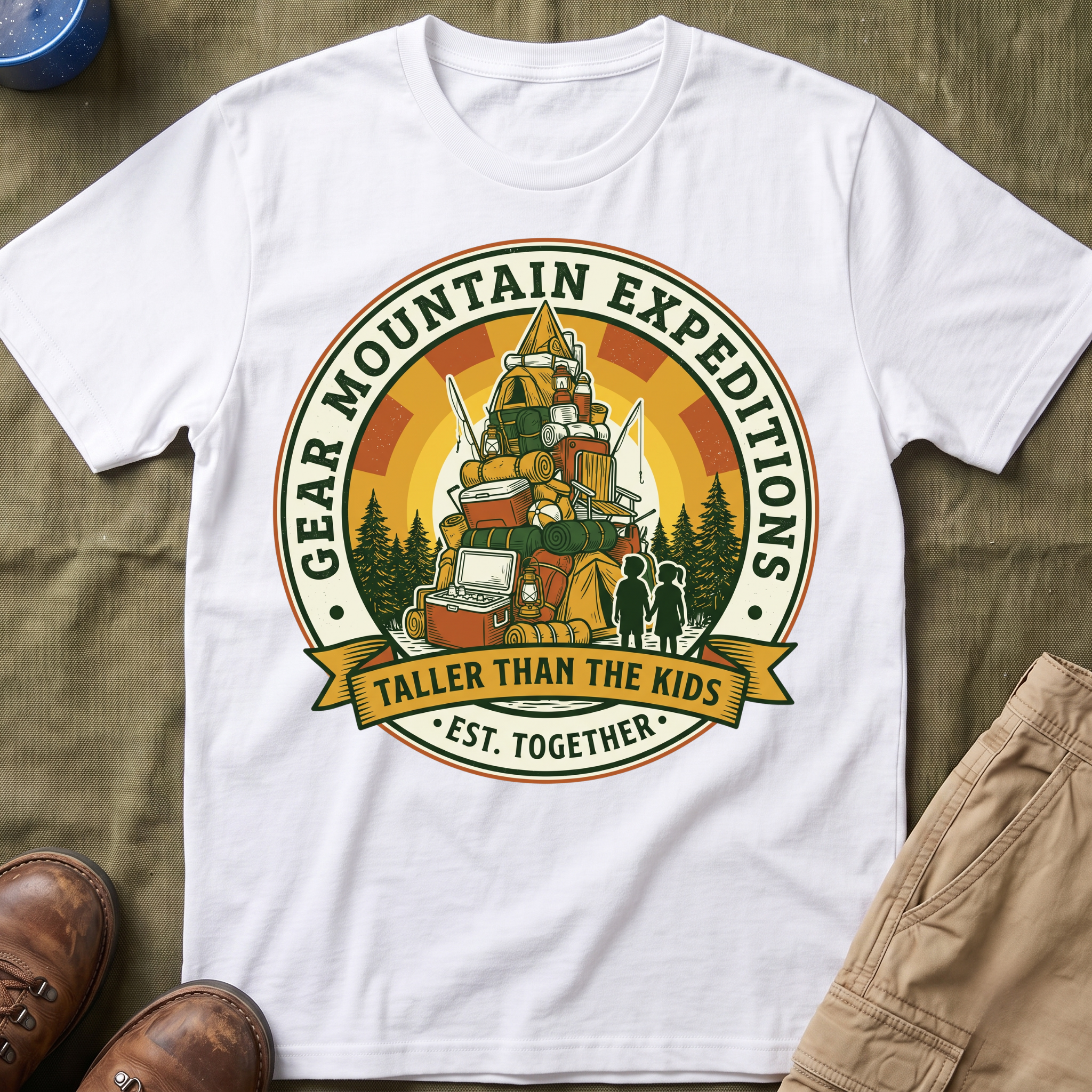 Gear Mountain Expeditions — Taller Than The Kids T-Shirt
