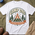Camp Dad — Firewood Department Retro T-Shirt