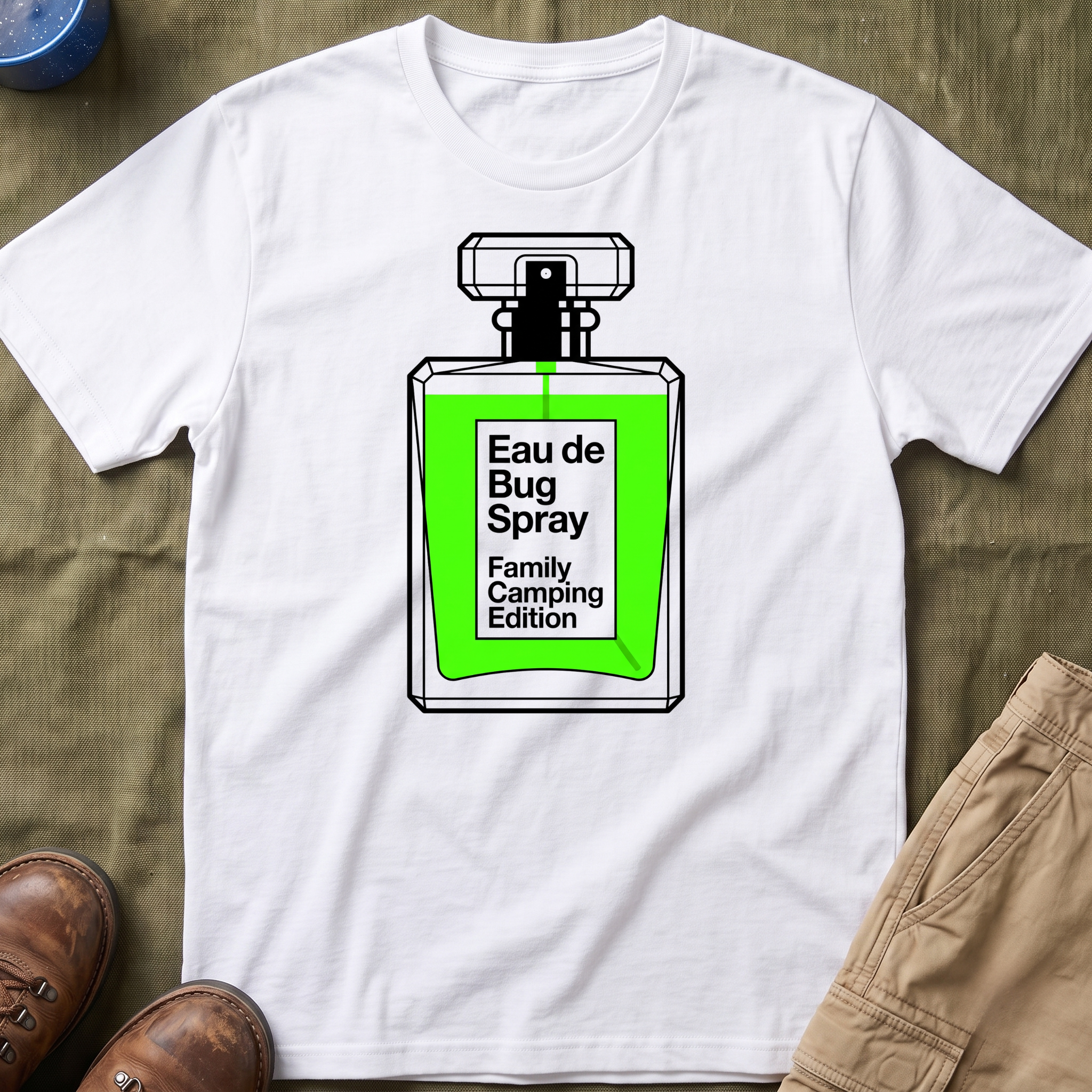 Eau de Bug Spray — Family Camping Edition T-Shirt