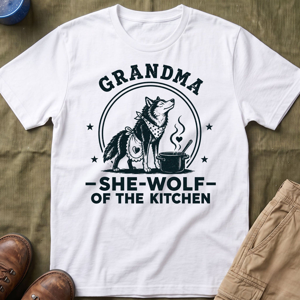 Grandma — She-Wolf Of The Kitchen Matching T-Shirt