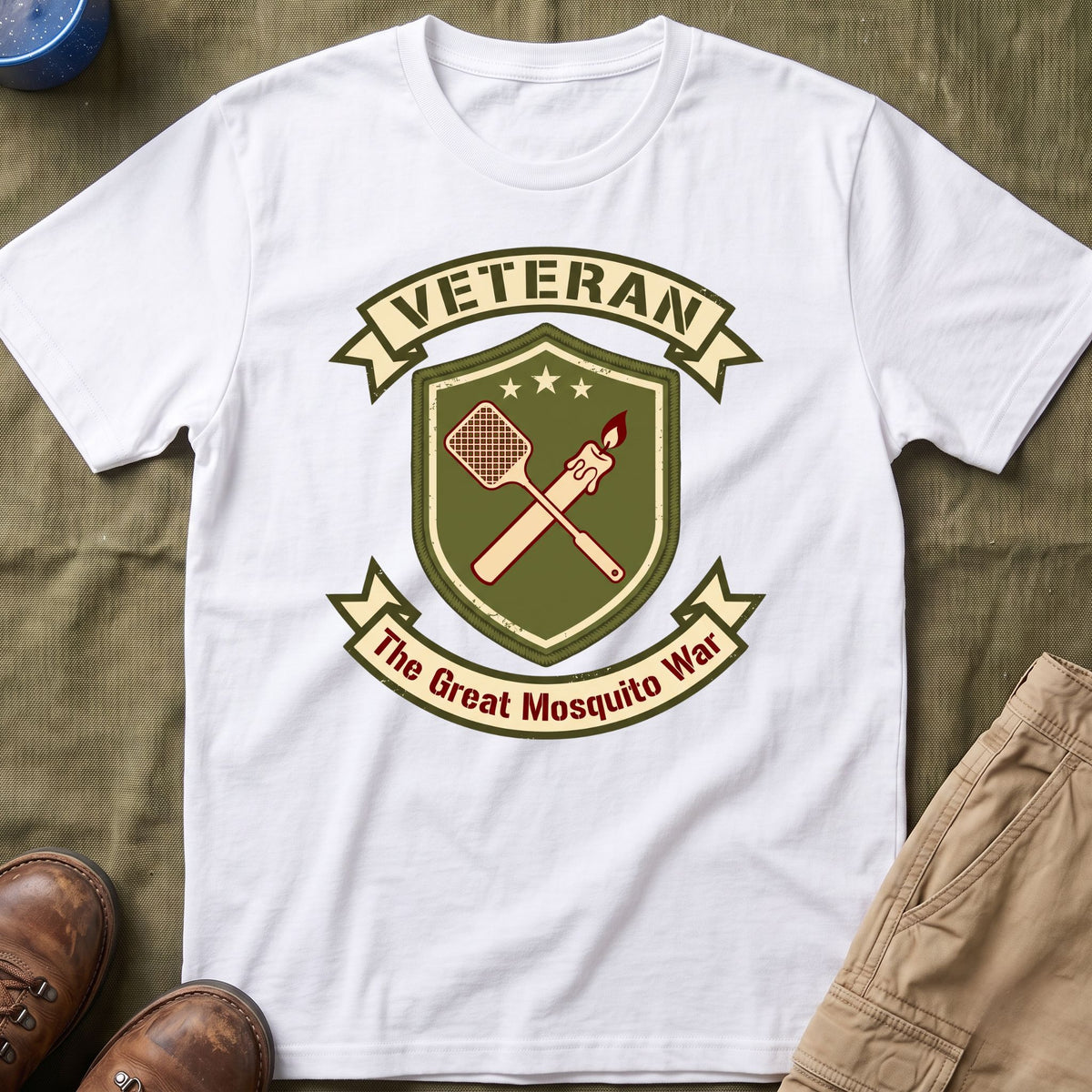 Veteran — The Great Mosquito War T-Shirt