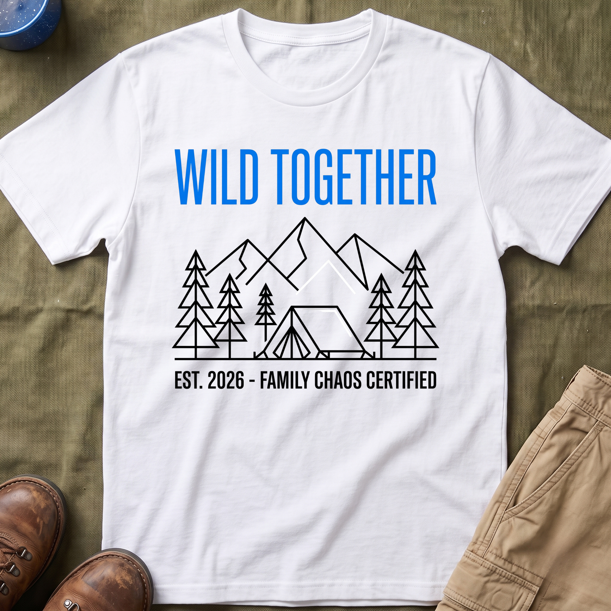 Wild Together — Family Chaos Certified Minimalist T-Shirt