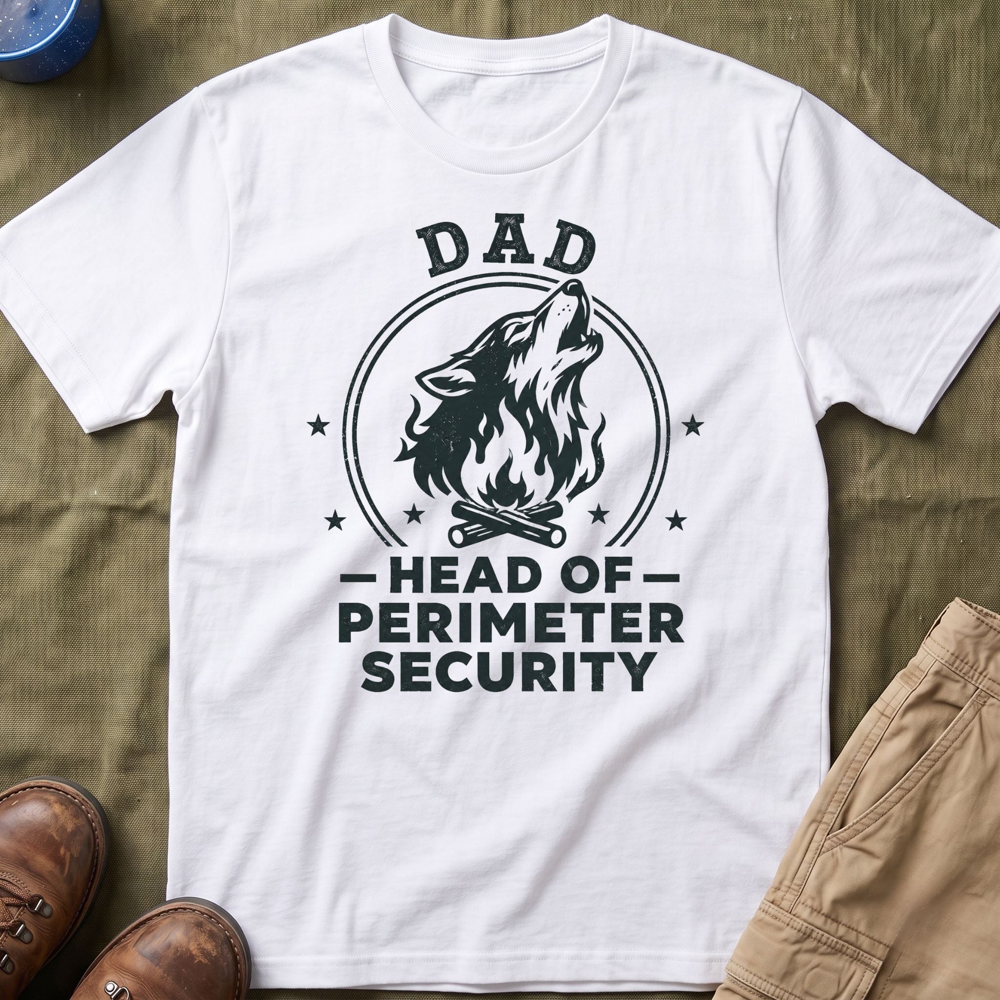 Dad — Head of Perimeter Security Matching T-Shirt