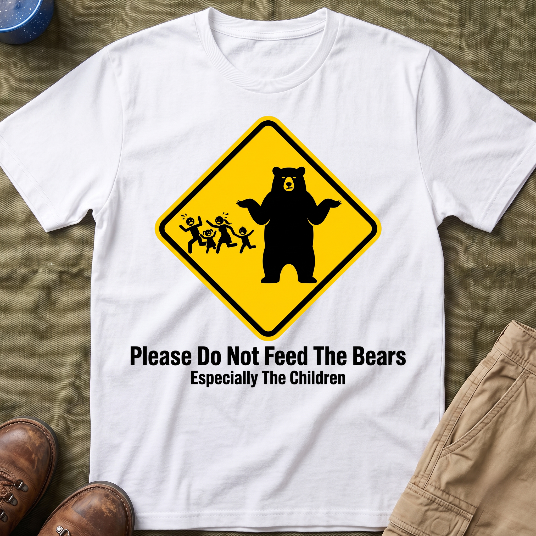 Please Do Not Feed The Bears — Especially The Children T-Shirt