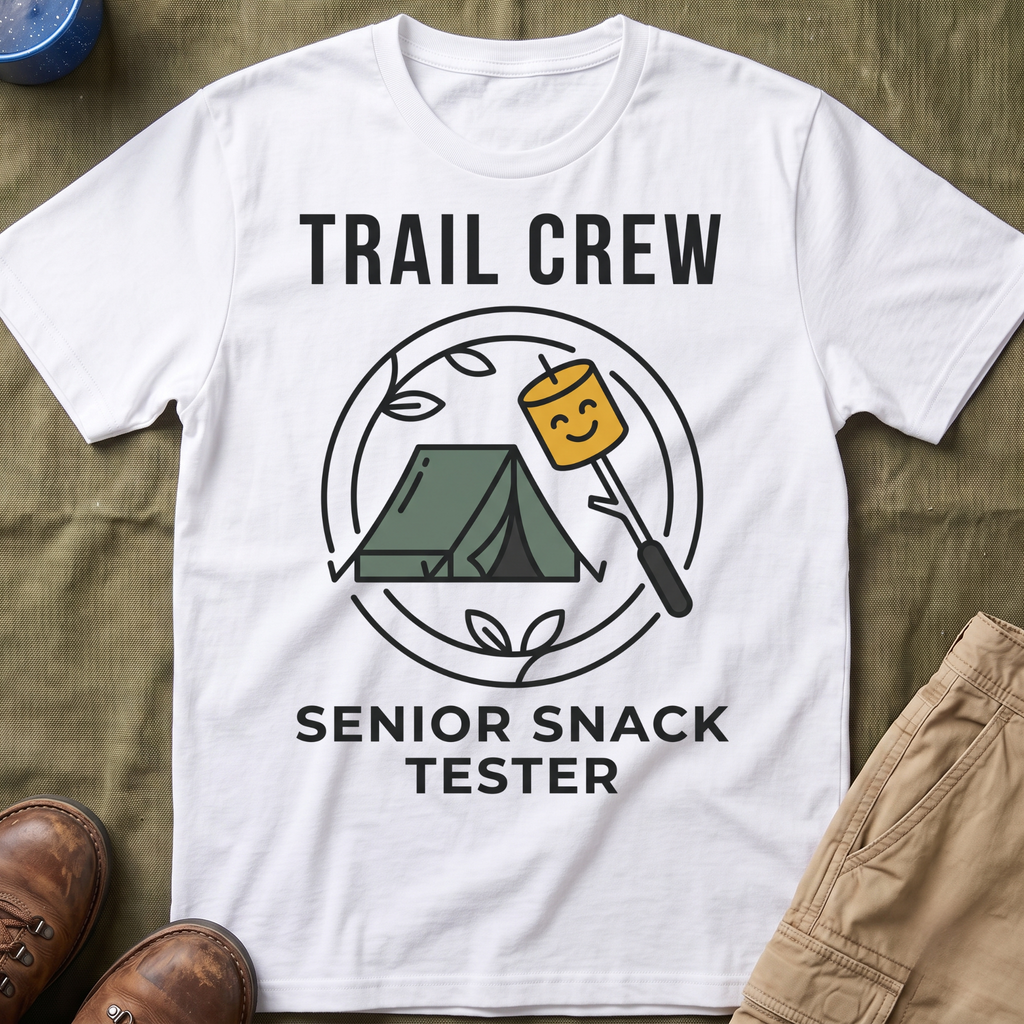 Trail Crew — Senior Snack Tester T-Shirt