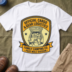 Official Cargo & Gear Logistics — Pack Mule Division T-Shirt